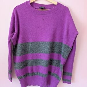 Gently Used Topshop Sweater In Bright Purple